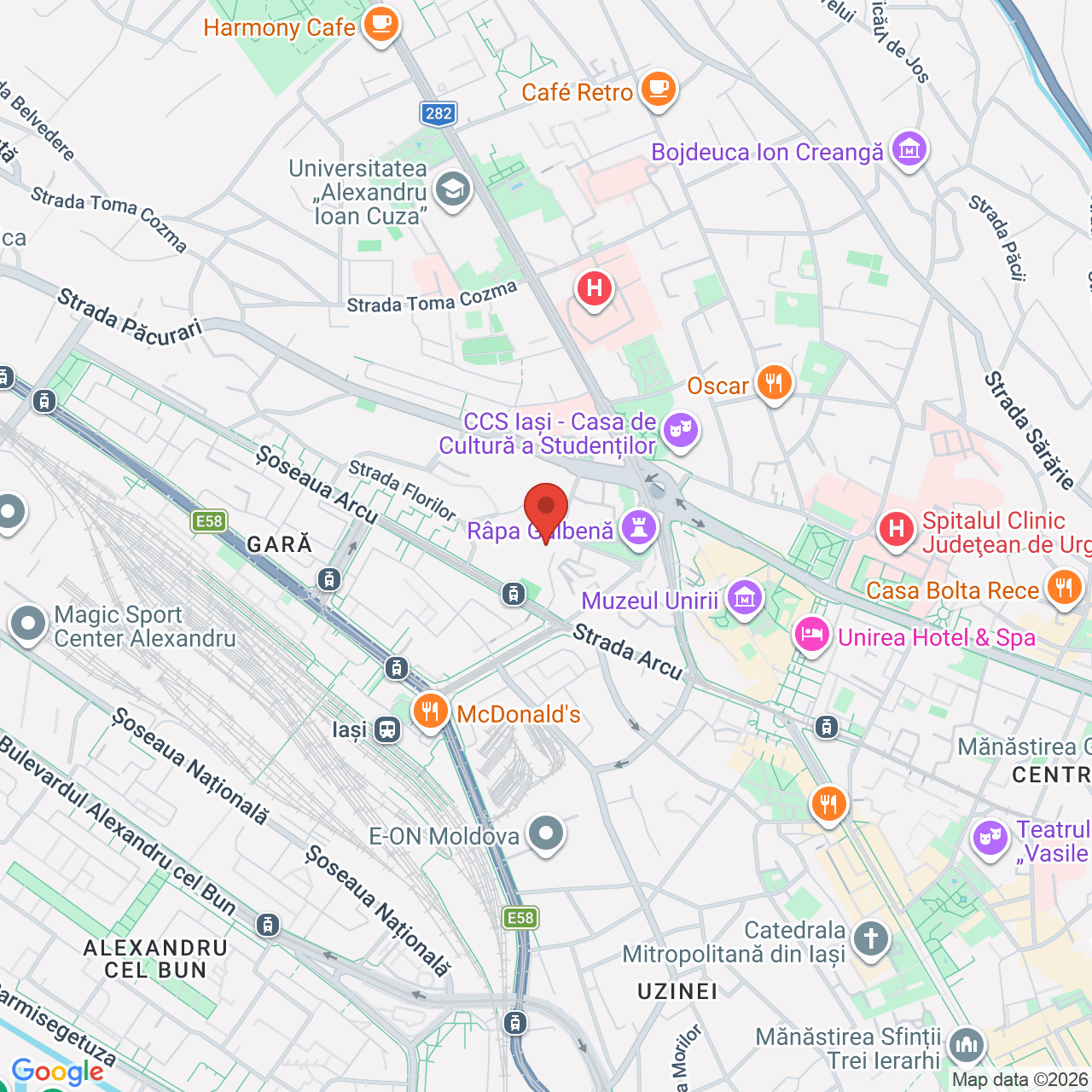 Map of Acaju Cafe