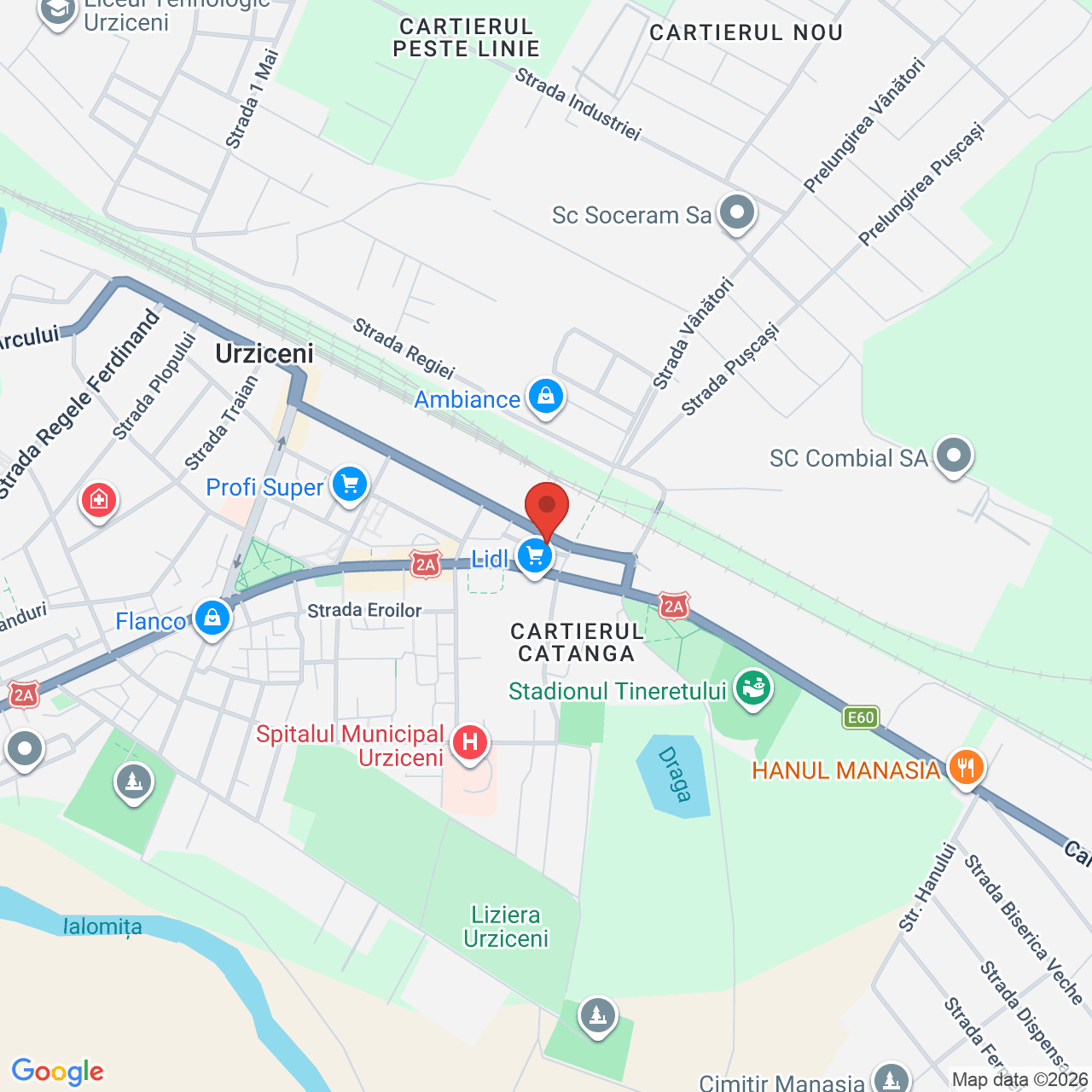 Map of Attitude Lounge