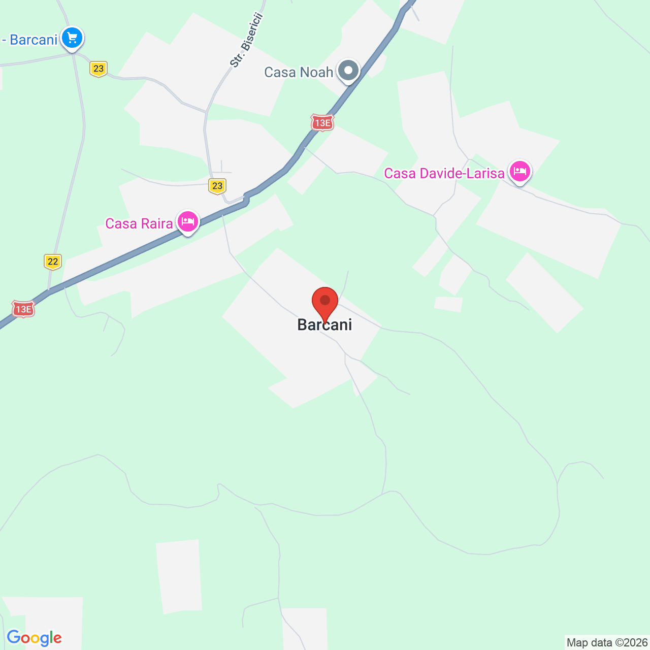 Map of Barcani