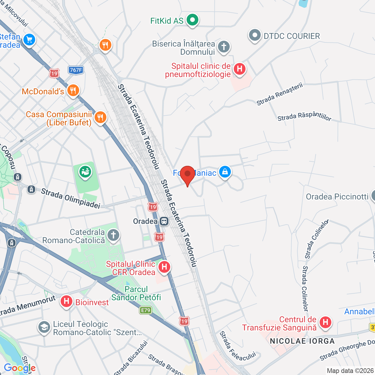 Map of Biserica Filadelfia