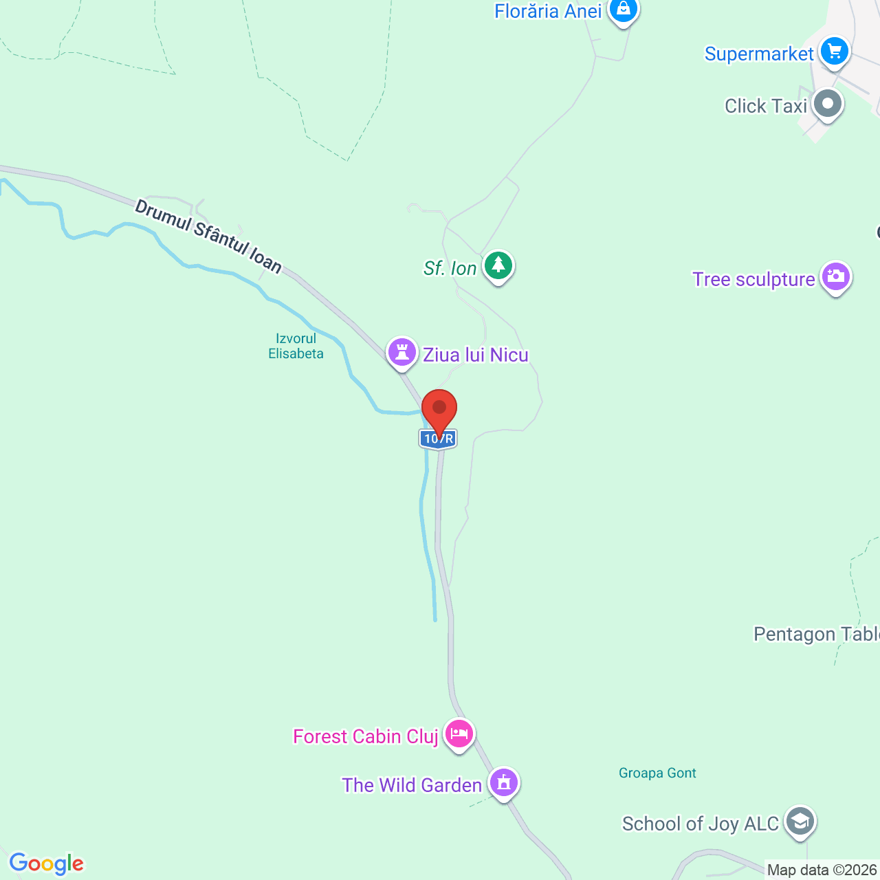 Map of Camping Colina