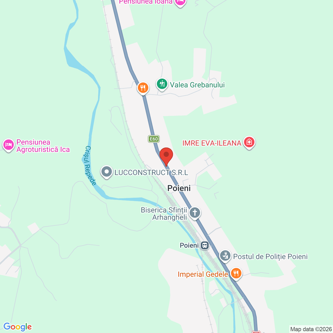 Map of Casa Alesia Restaurant