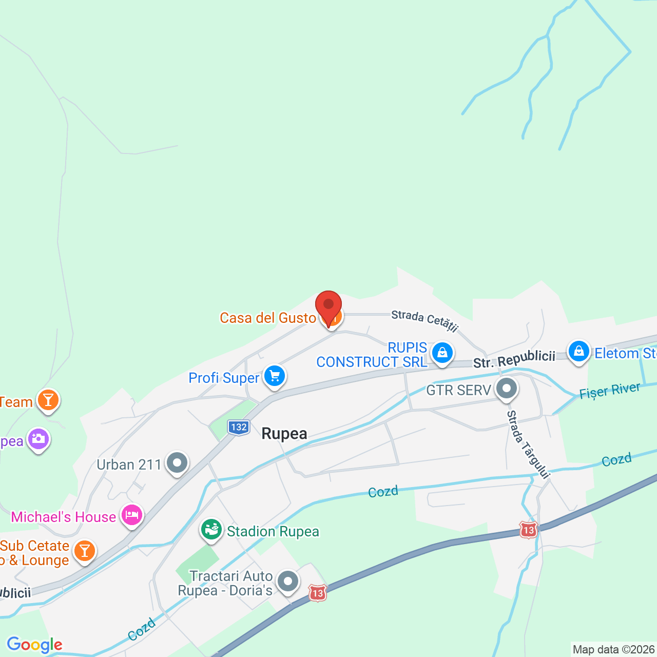 Map of Casa del Gusto