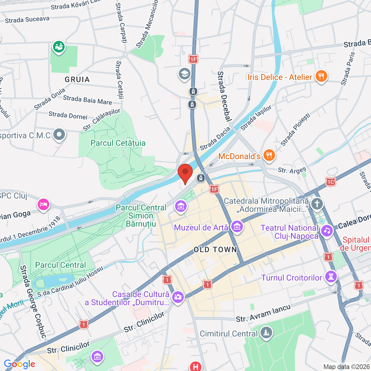 Map of Casa Tranzit