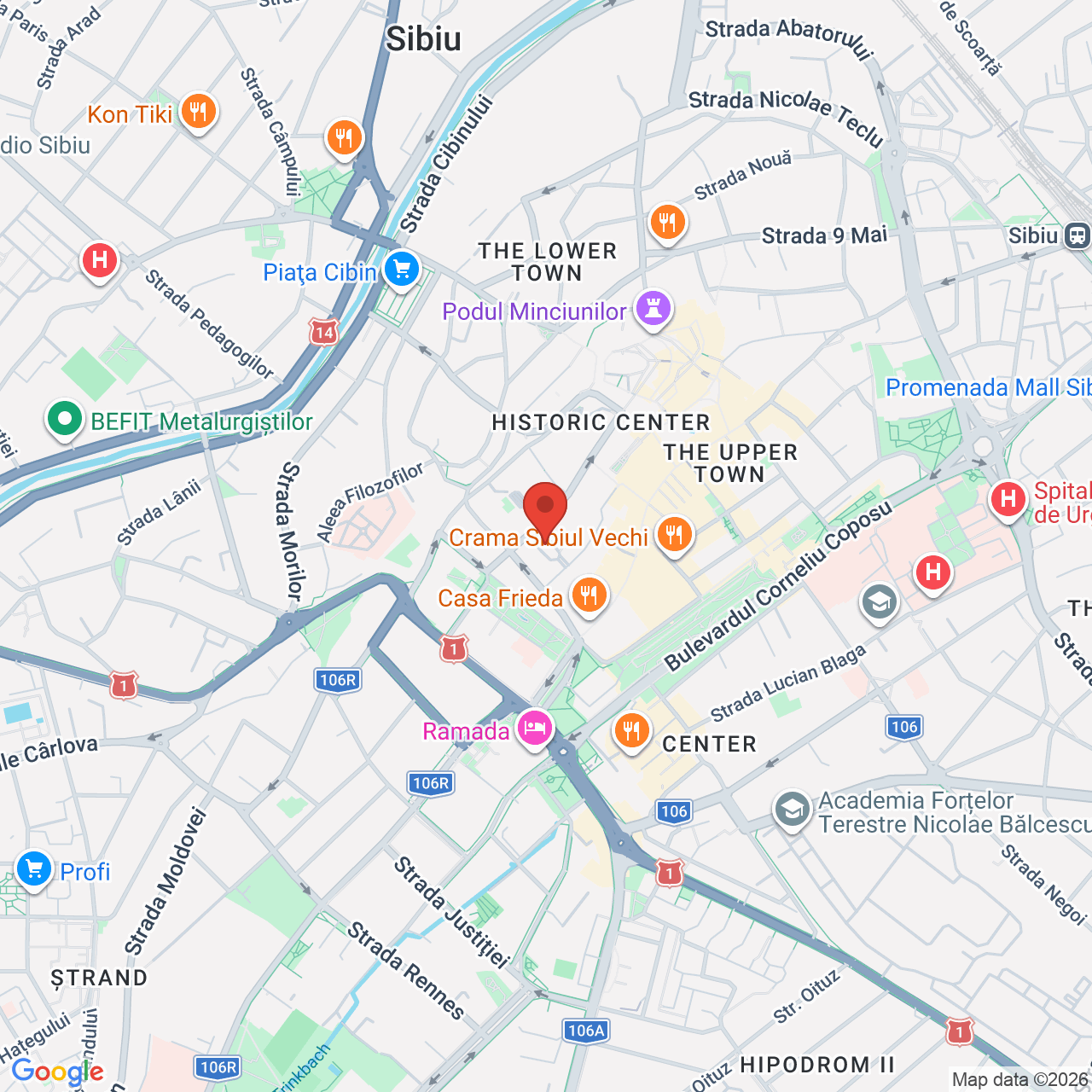 Map of Catedrala Ortodoxa Sf. Treime