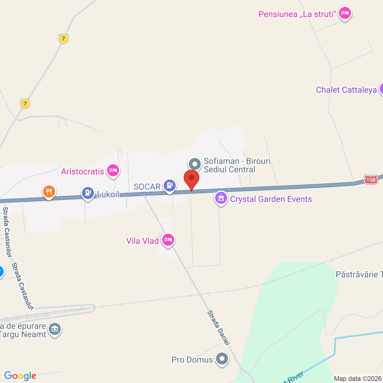 Map of Chalet Cattaleya