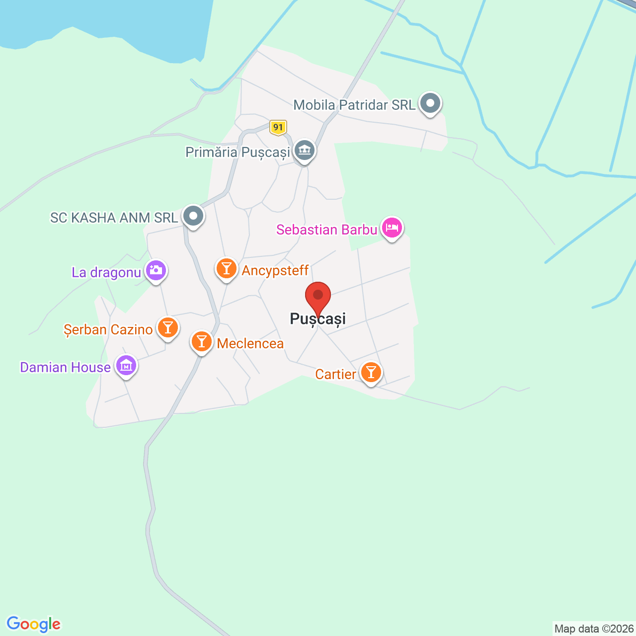 Map of Clubul Pescarilor