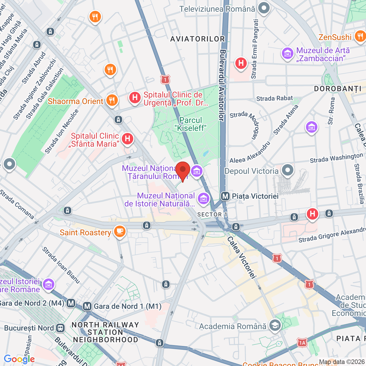 Map of Clubul Țăranului - La Mama MȚR