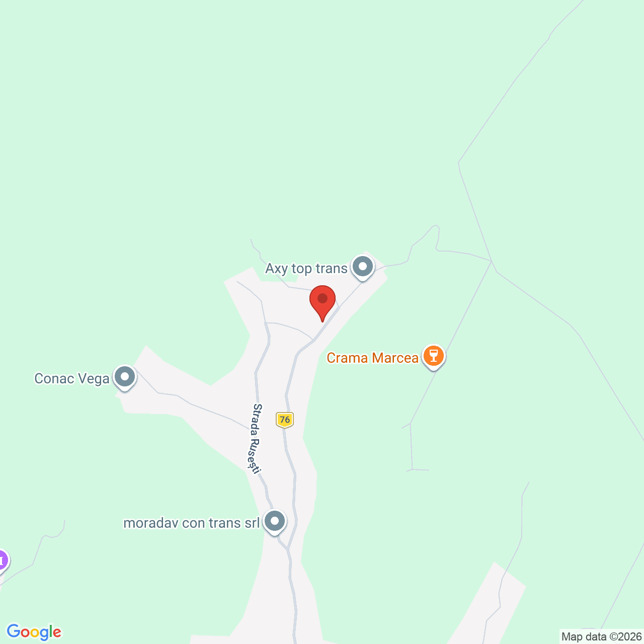 Map of Crama Marcea