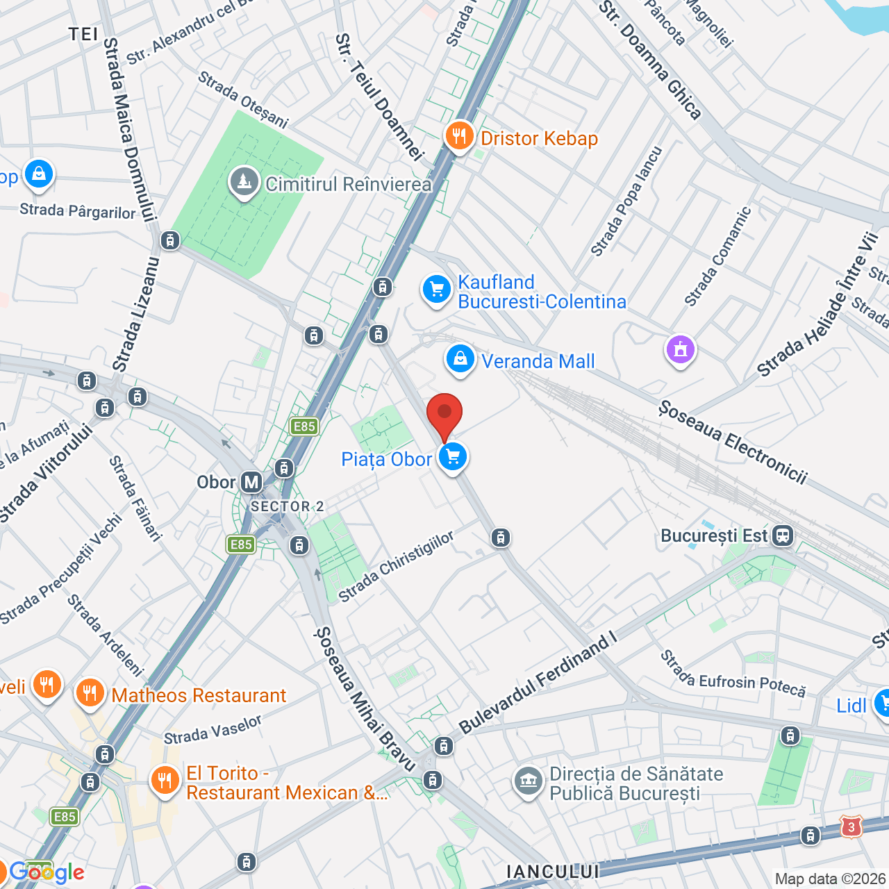 Map of Forge Bucharest