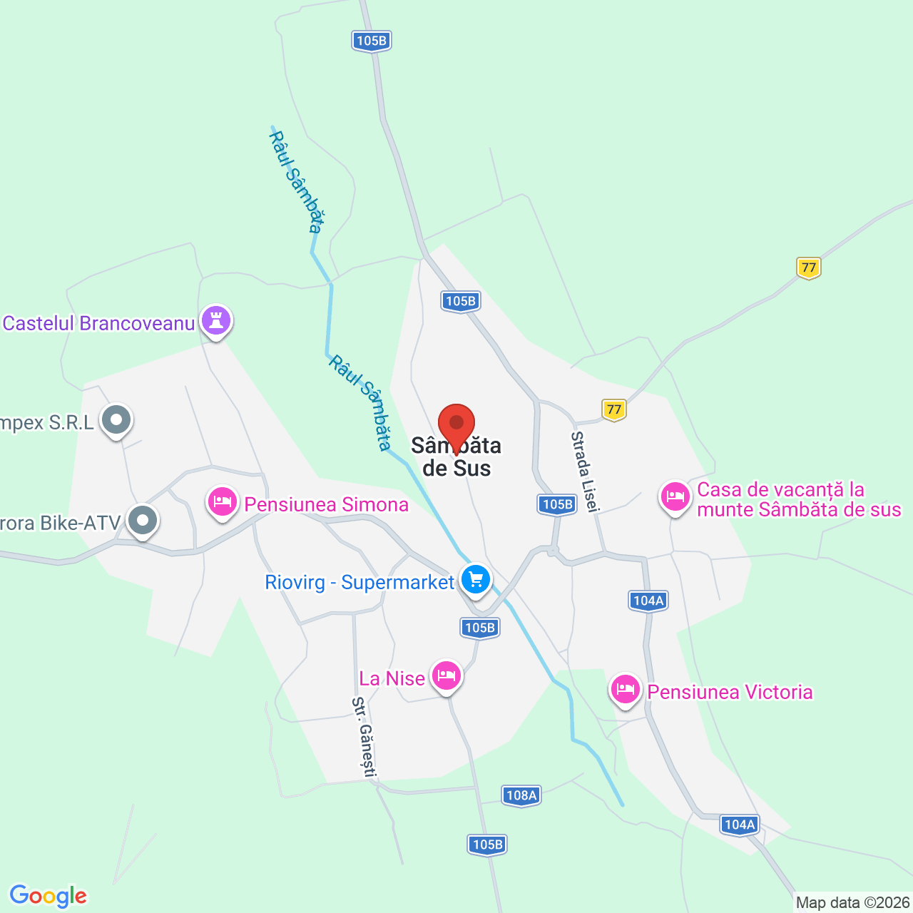 Map of Gradina Ielelor