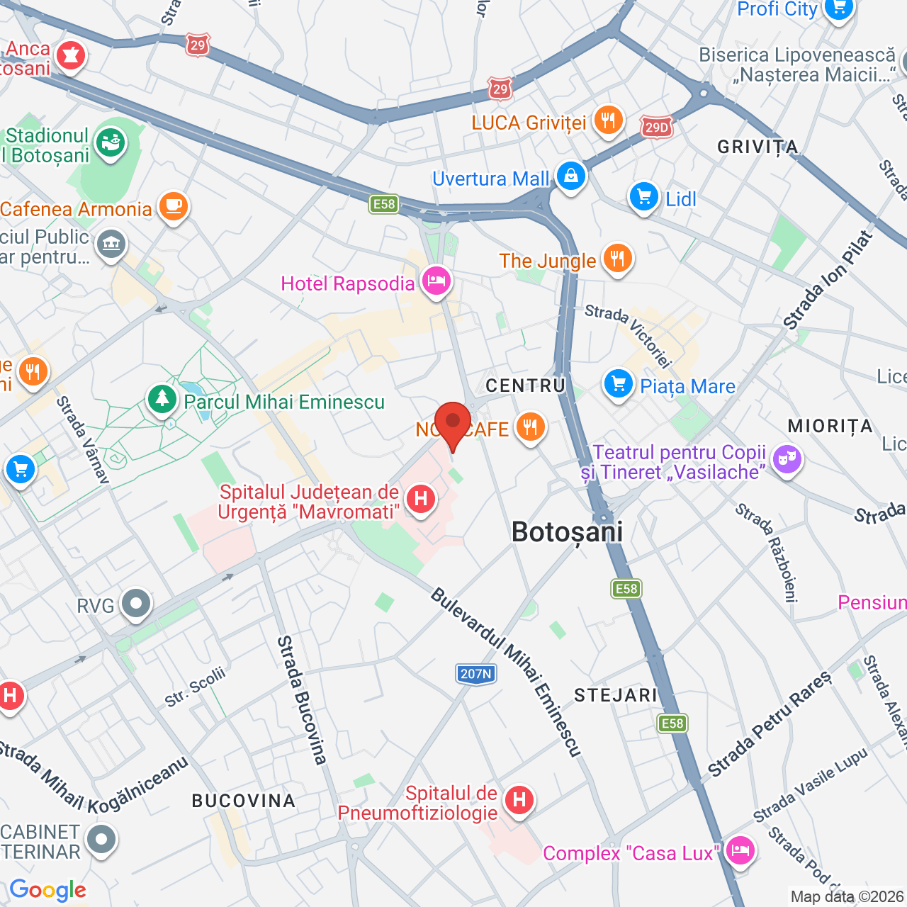 Map of Grand Irish Pub