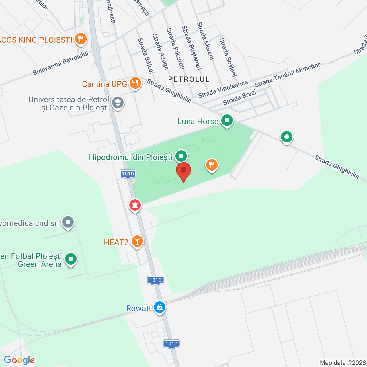 Map of HIPODROM