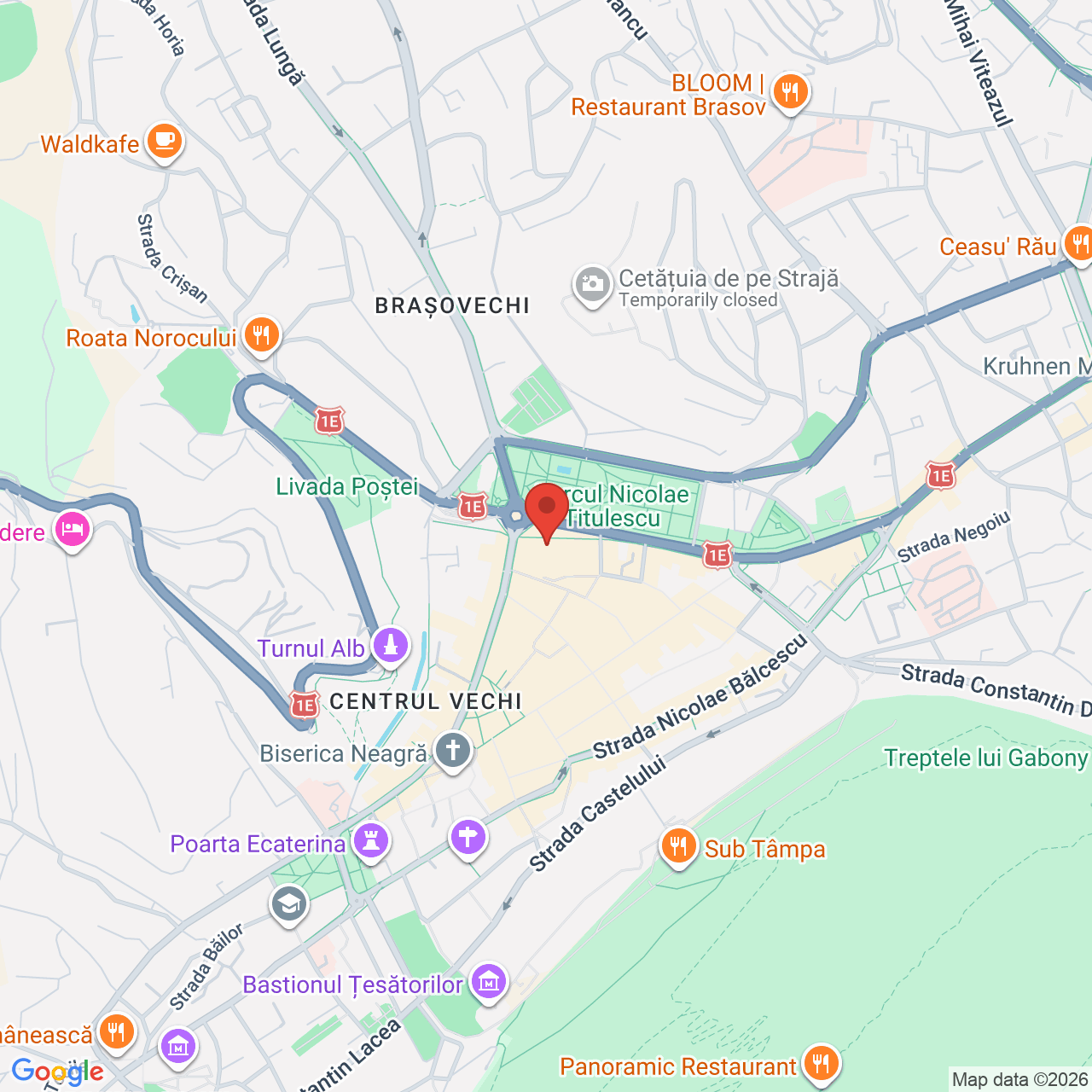 Map of Hotel Aro Palace