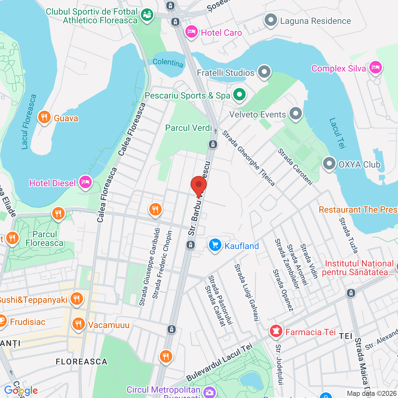 Map of Hotel Caro