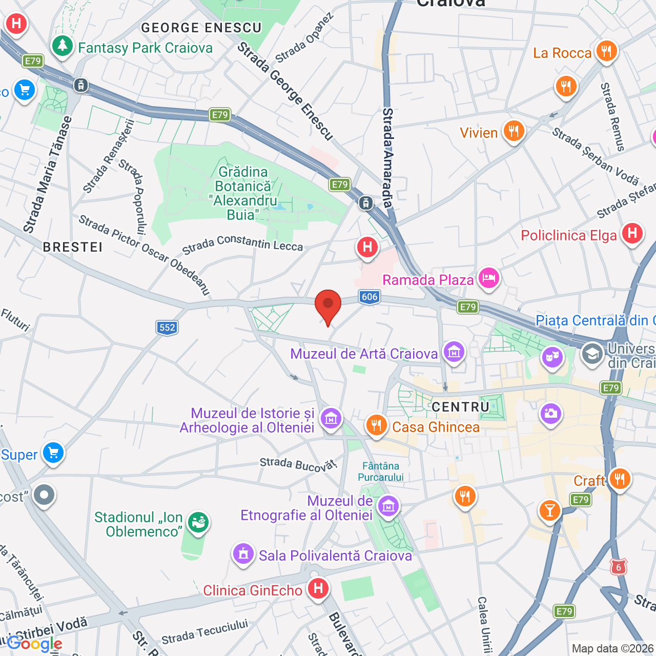 Map of Hotel Parc