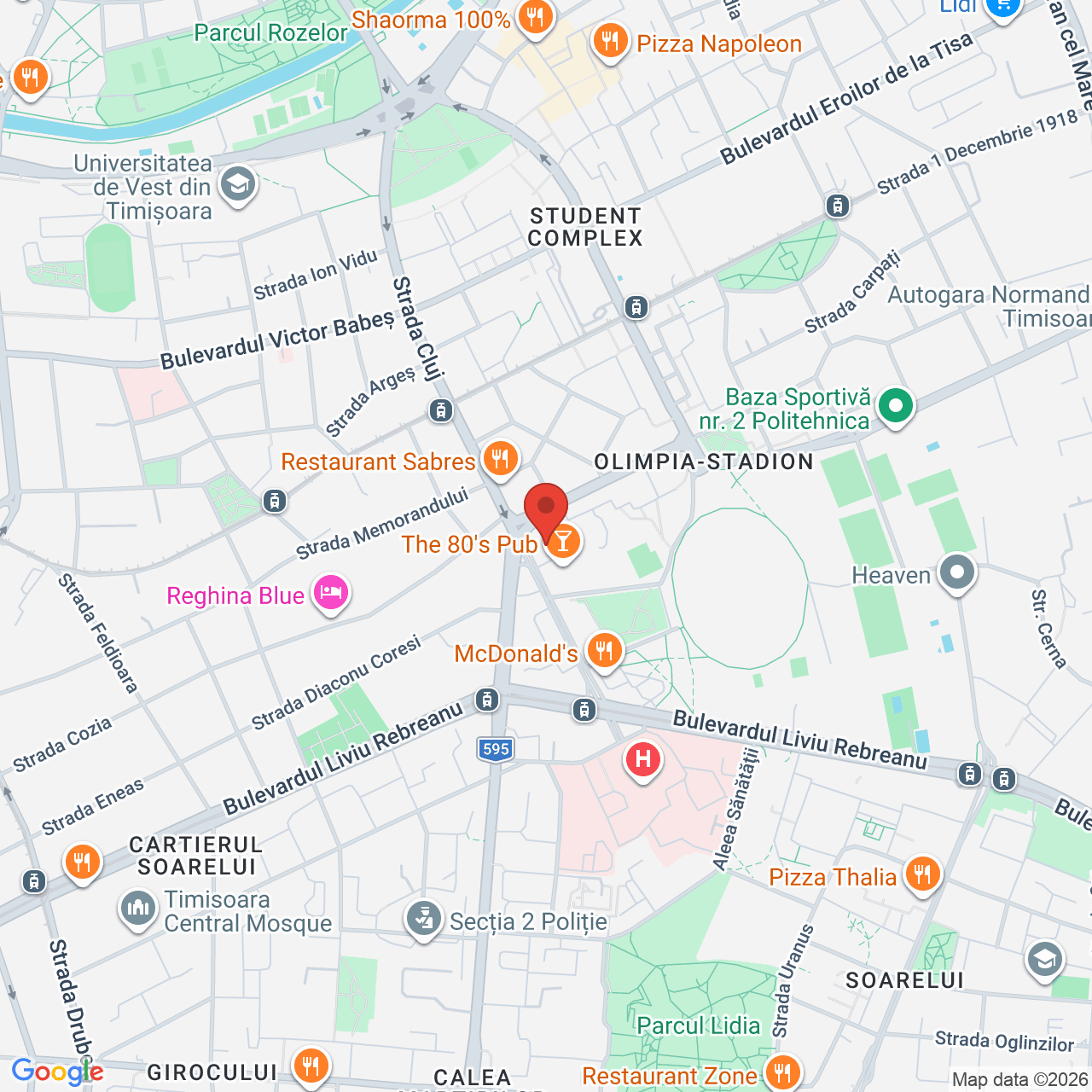 Map of În Spatele Casei