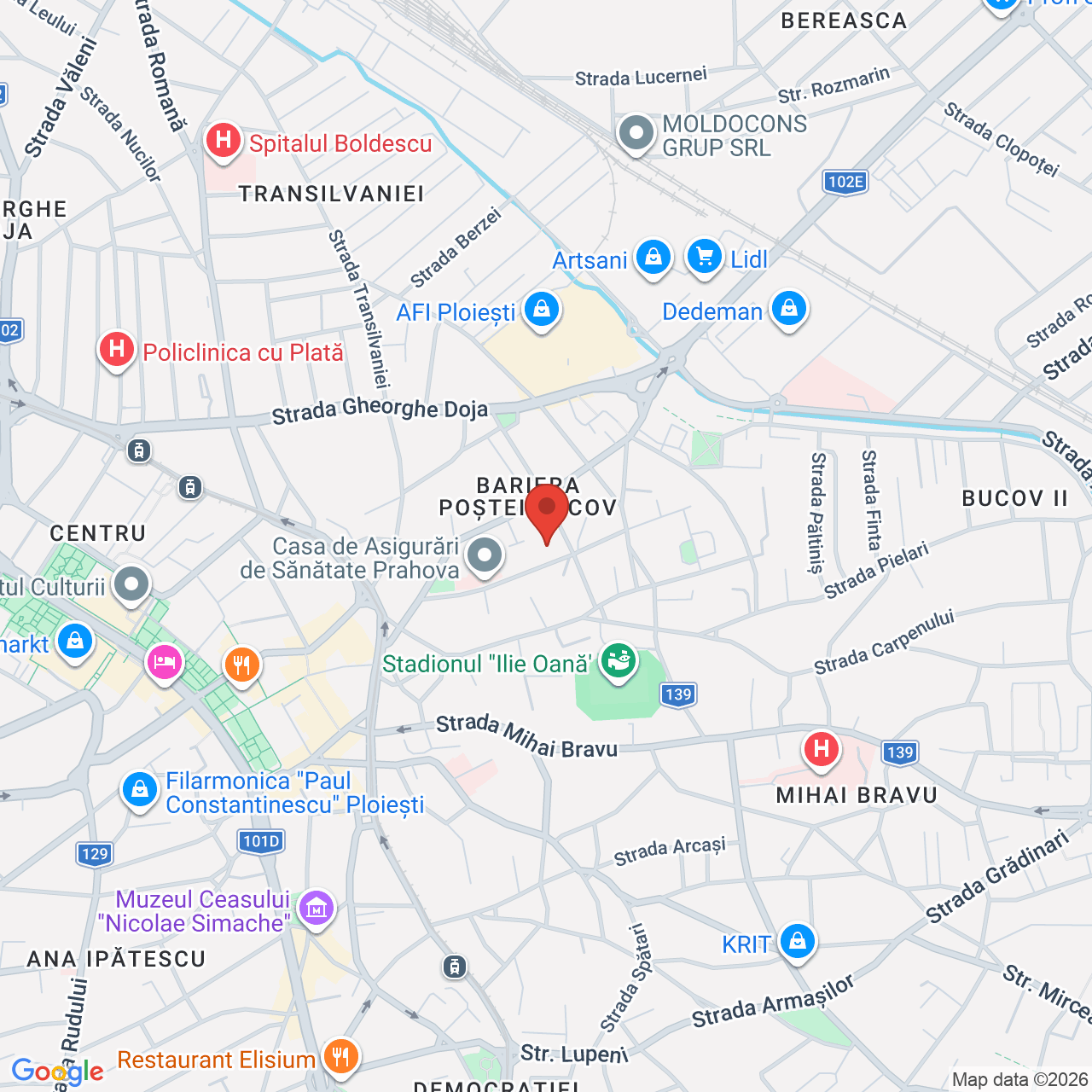 Map of Jazz Cafe Ploiești