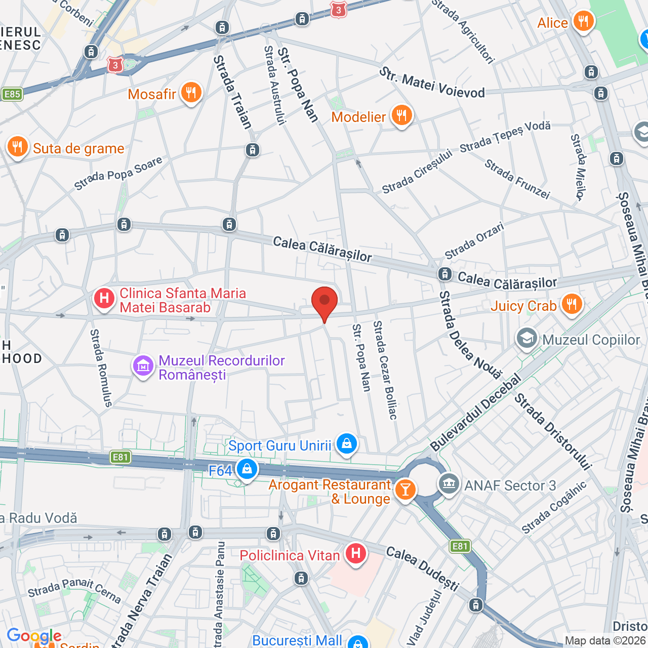 Map of La Ingineri si Exense Pub and More