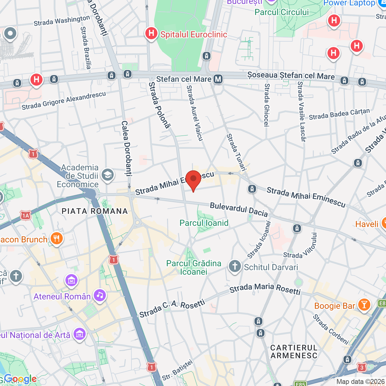 Map of La Maison des Artistes