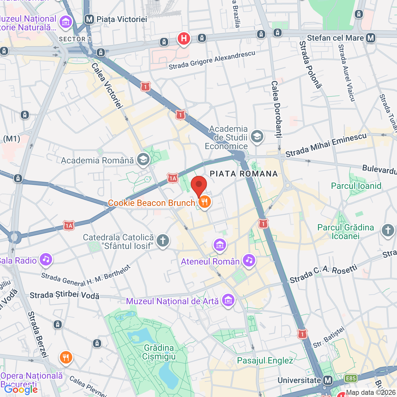 Map of La Mița Biciclista