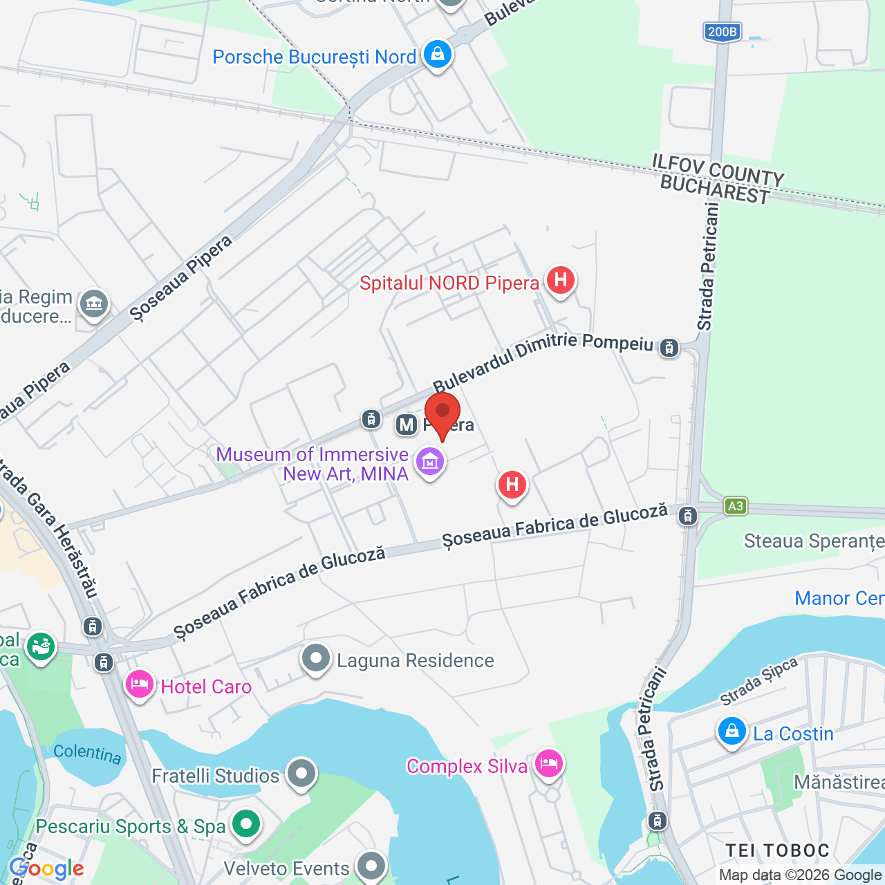 Map of MINA Museum