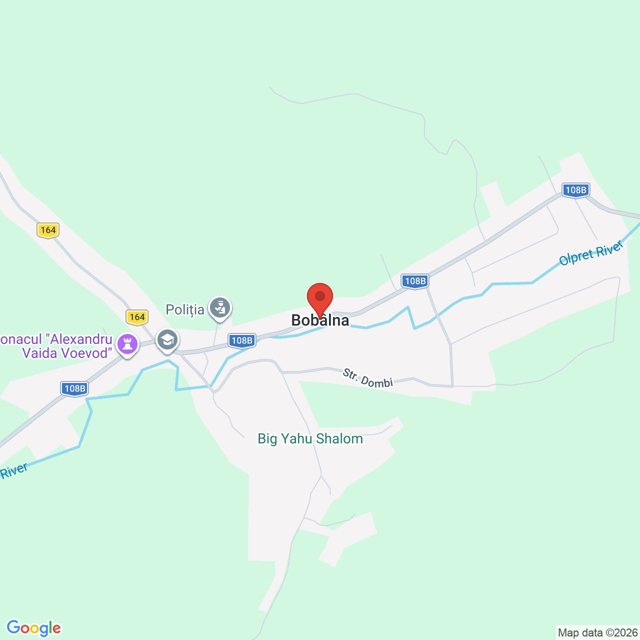 Map of Monumentul Răscoalei de la Bobâlna