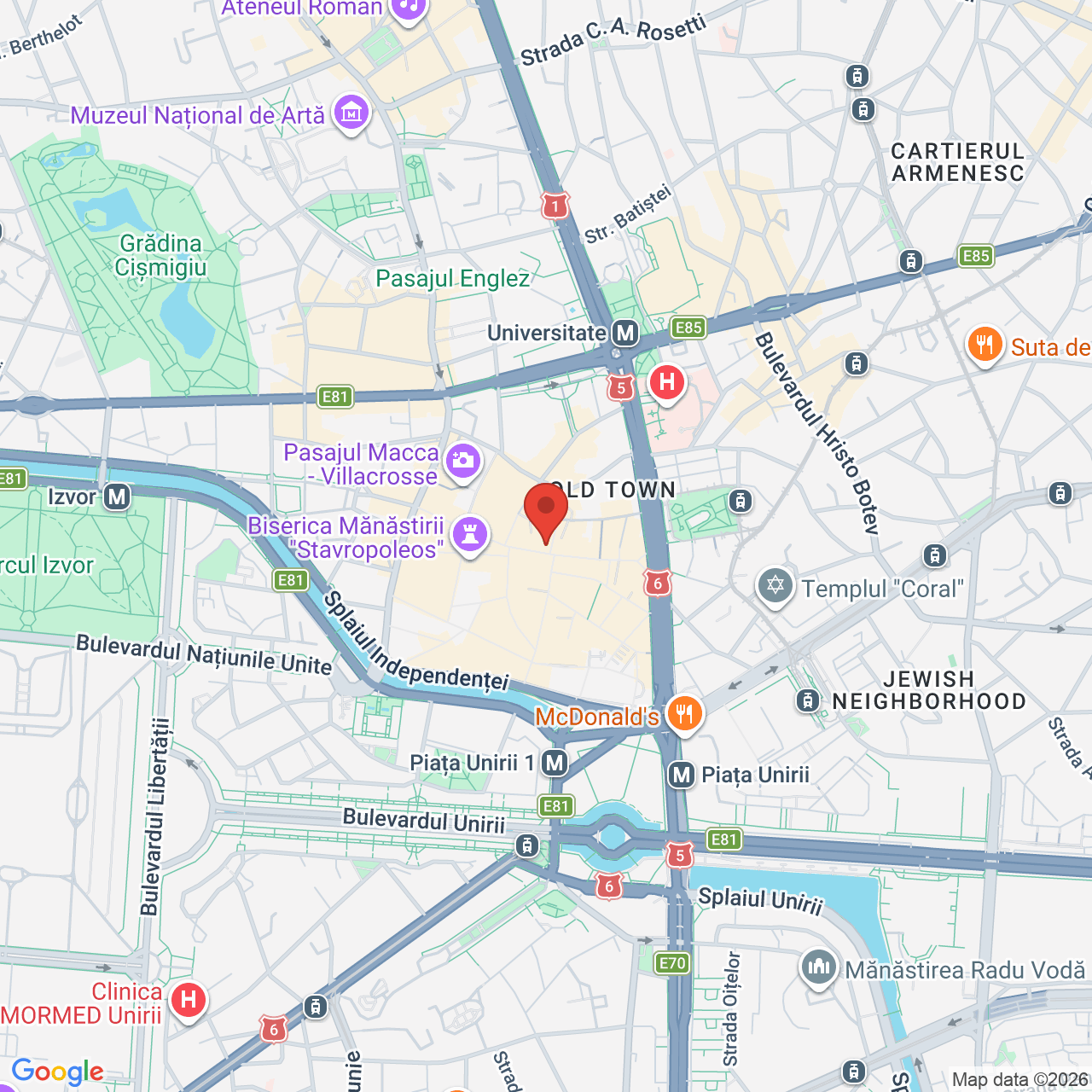 Map of Muzeul Micul Paris
