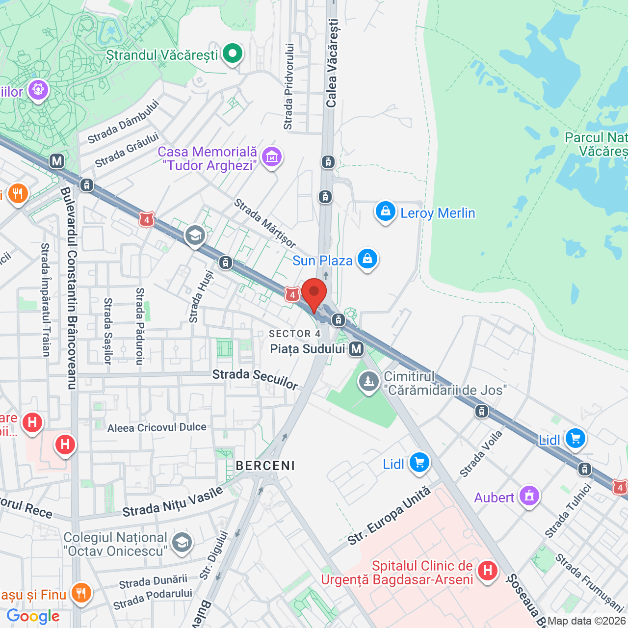Map of Orășelul Copiilor