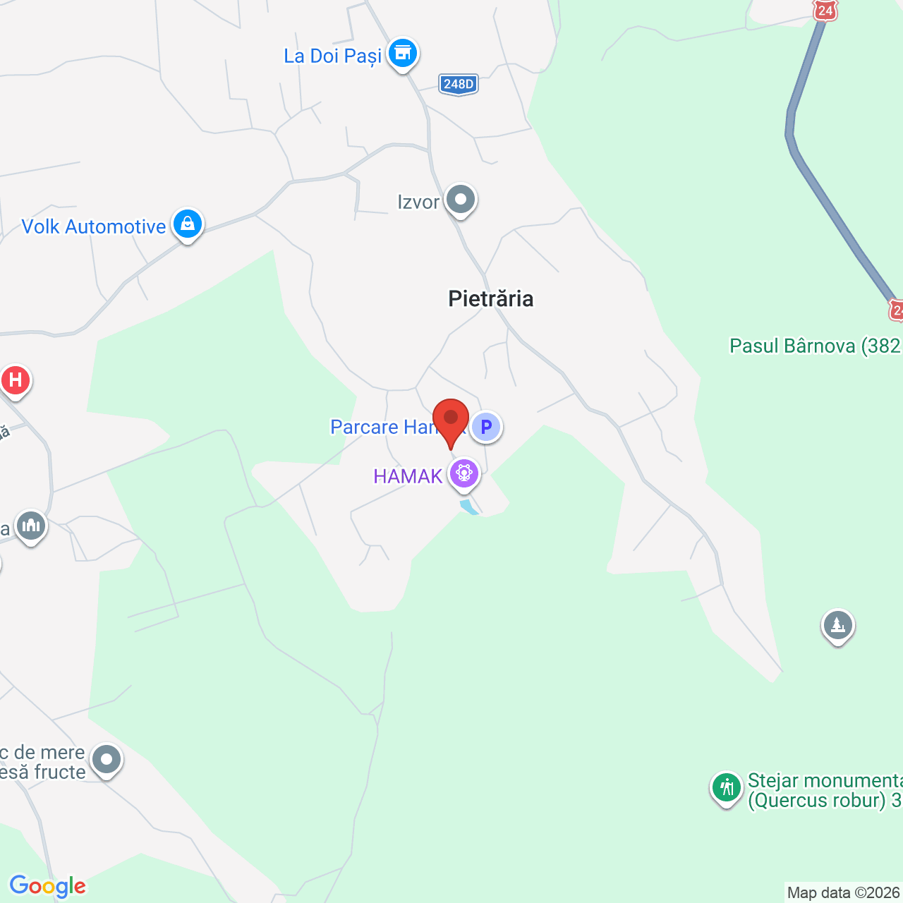 Map of OUT with Chalette