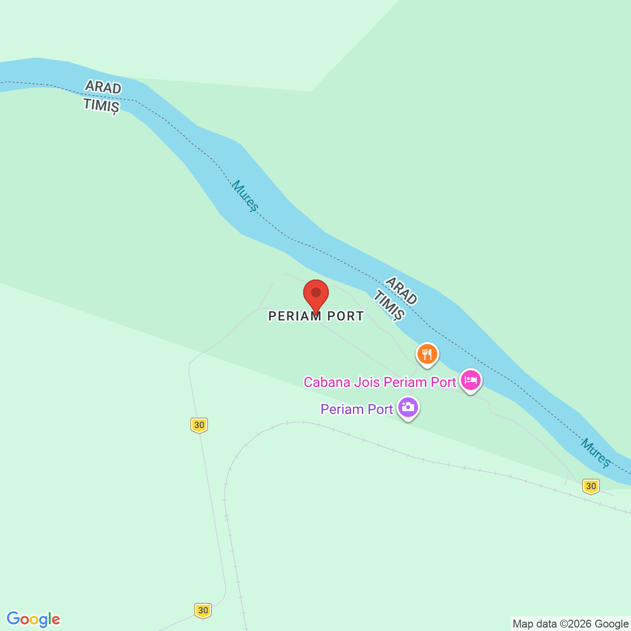 Map of Periam Port