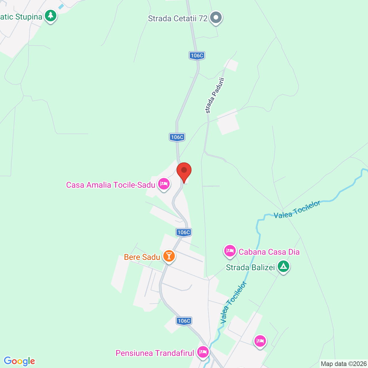 Map of Pescuit in Sibiu - Balta Lu Nony