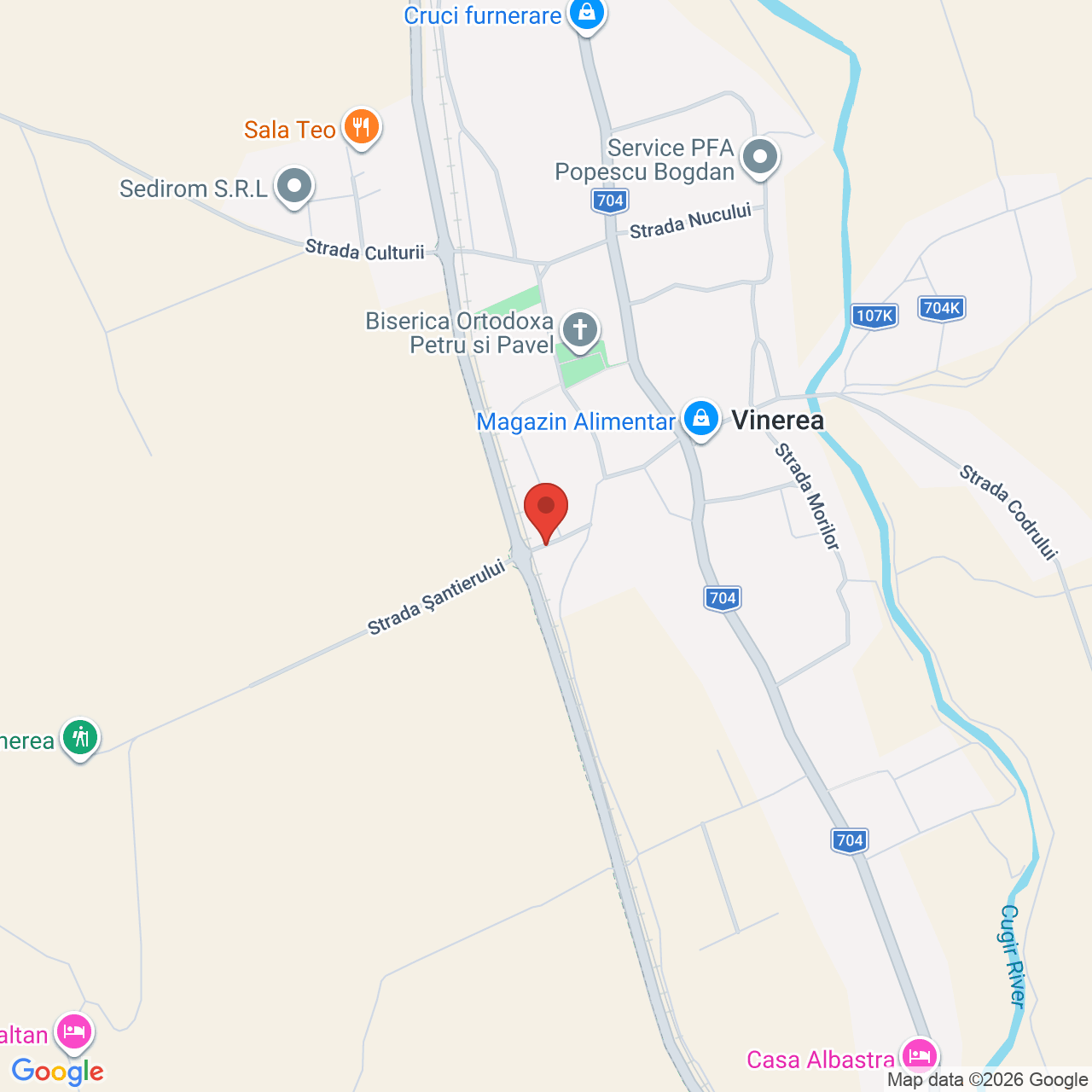 Map of Poiana cu Goruni