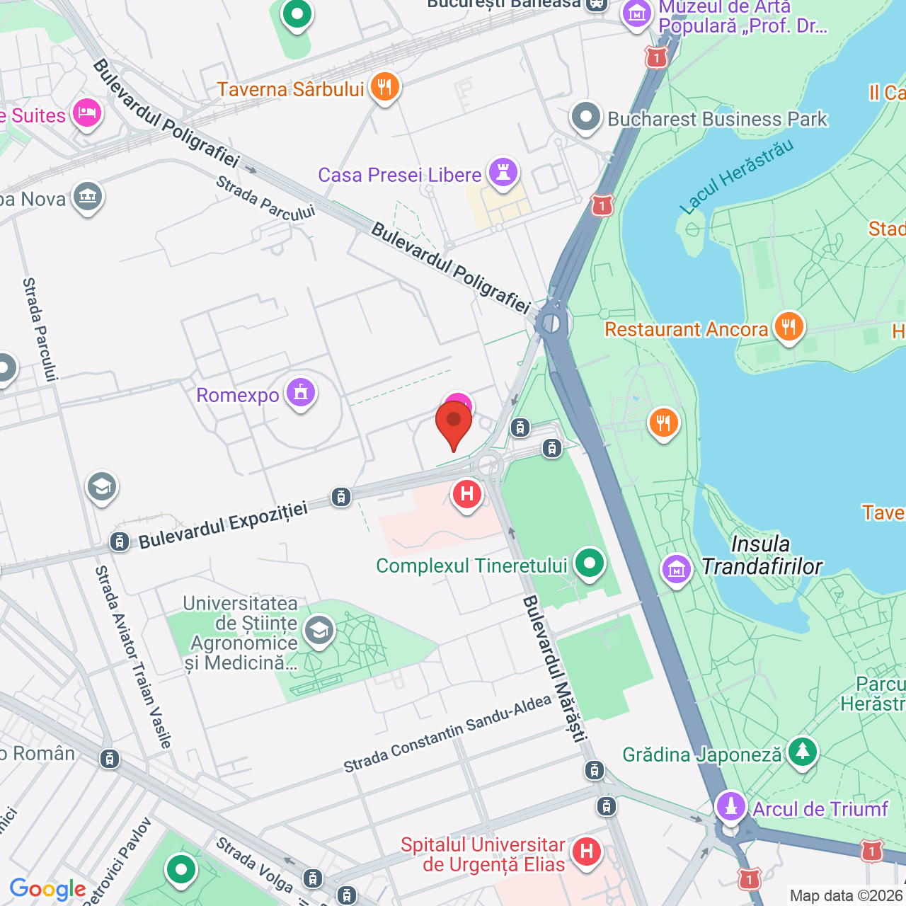 Map of Pullman World Trade Center