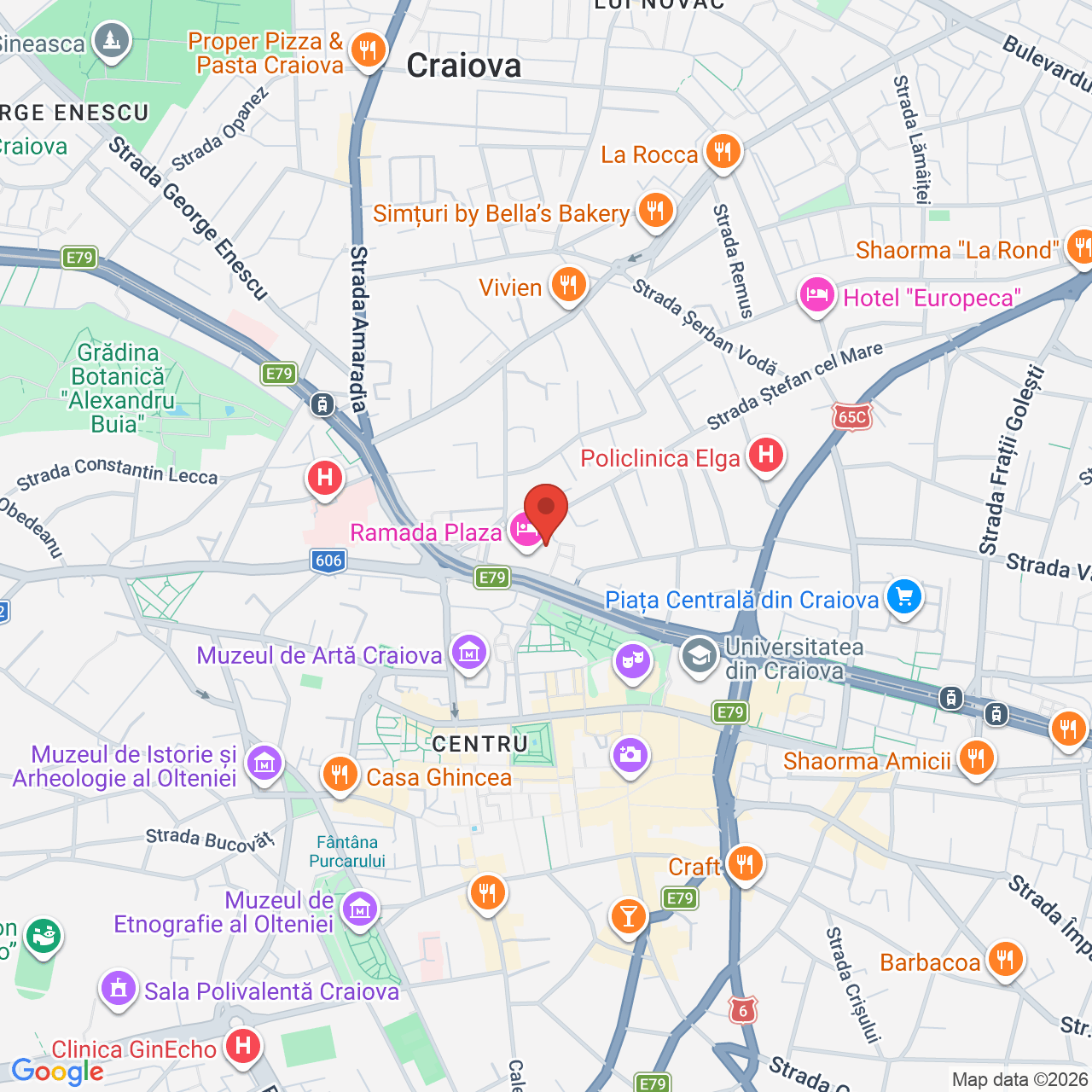 Map of Ramada - Sala Brancusi