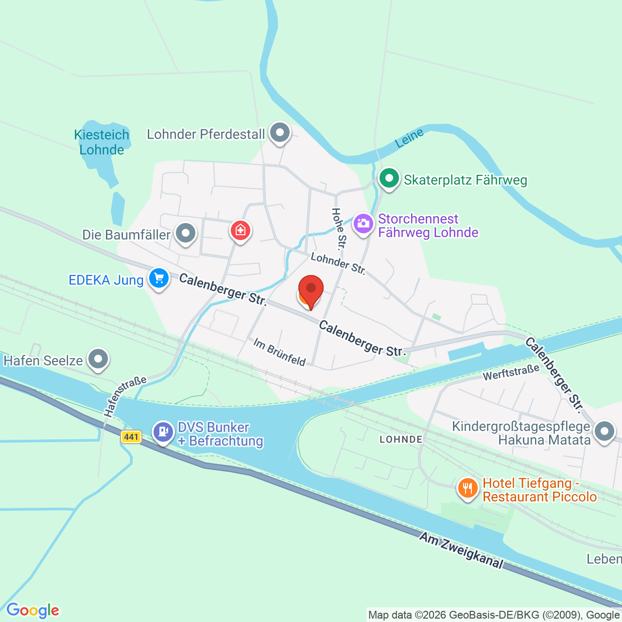 Map of Restaurant La Maria Hannover