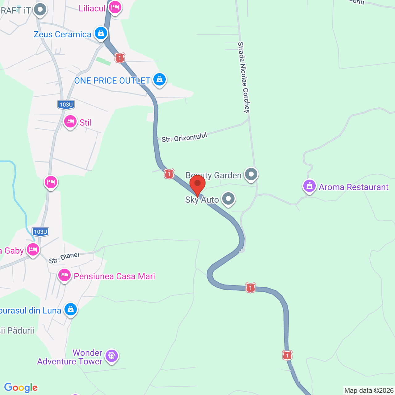 Map of Revive Garden