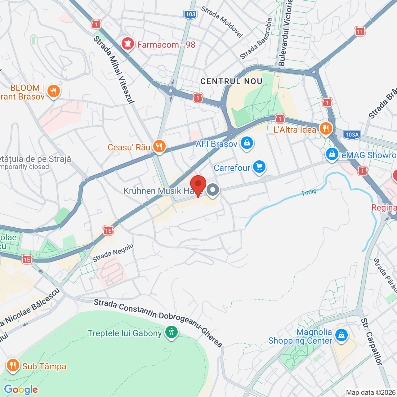 Map of Rockstadt