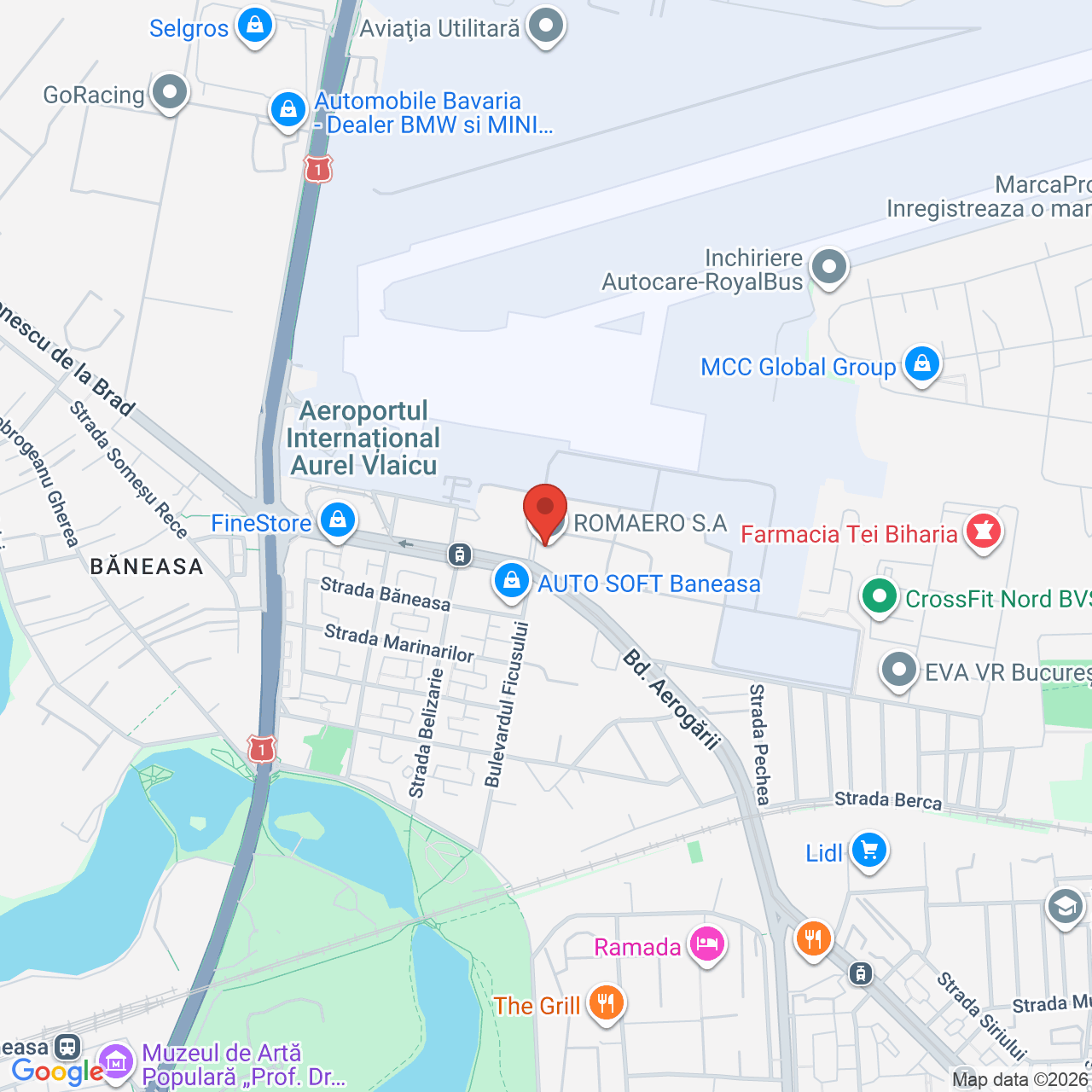 Map of Romaero