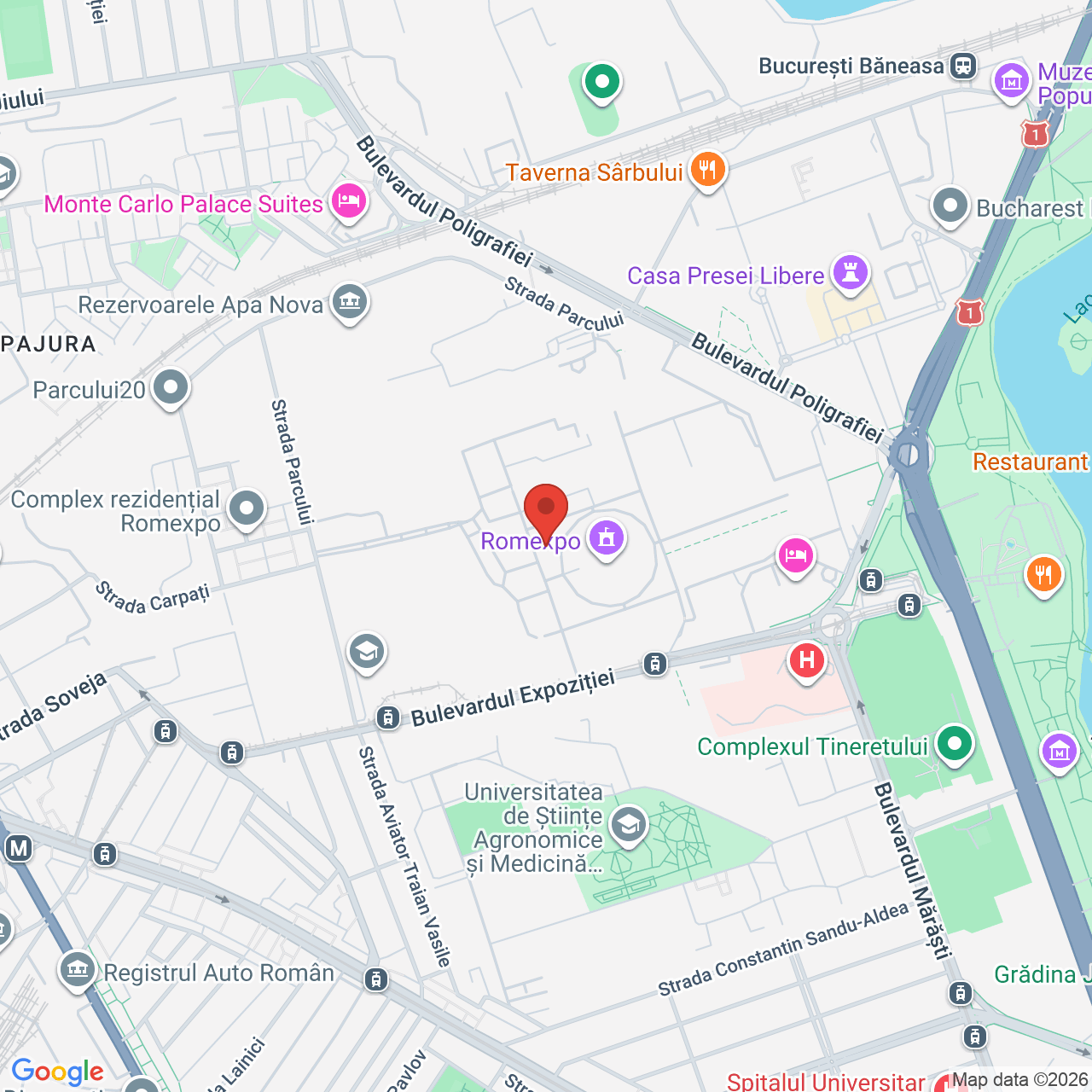 Map of Romexpo