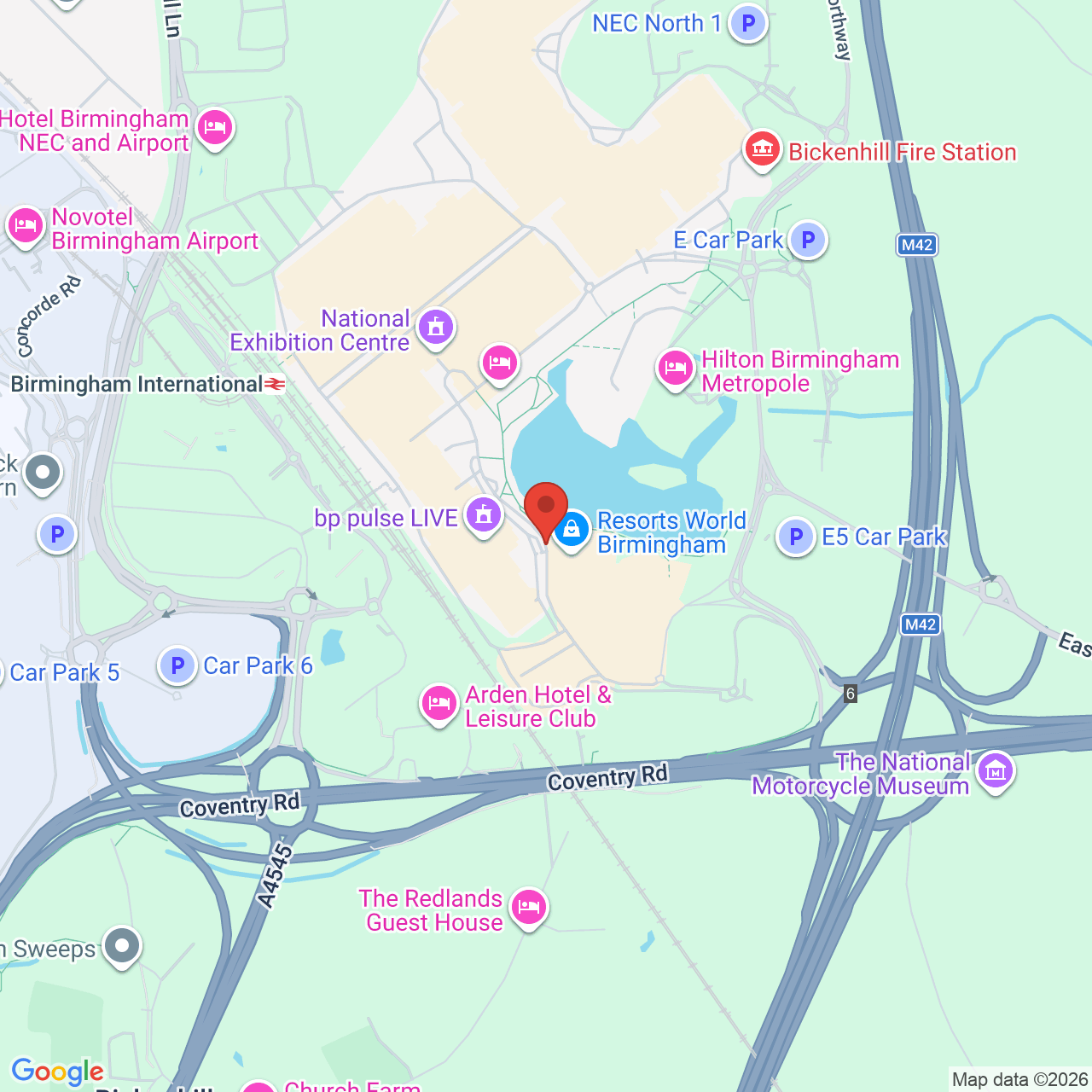 Map of Rooftop Lounge