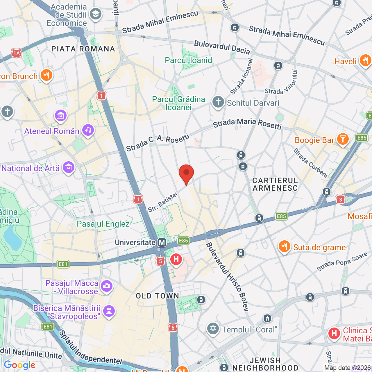 Map of Sala Atelier