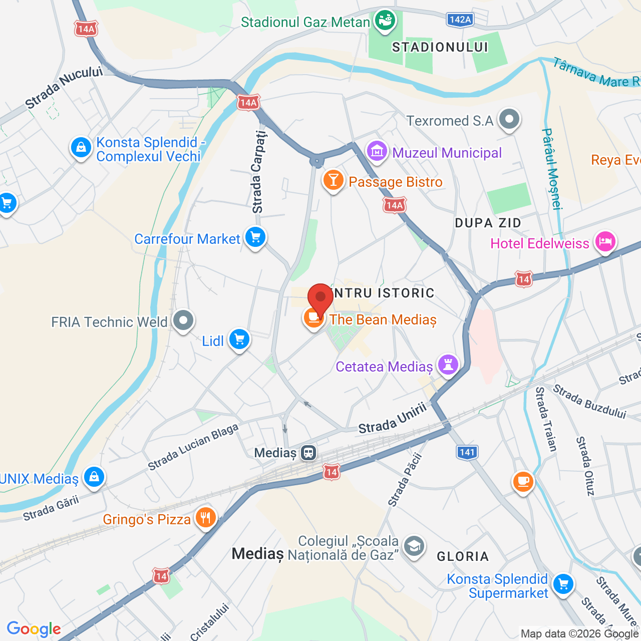 Map of Sala Traube