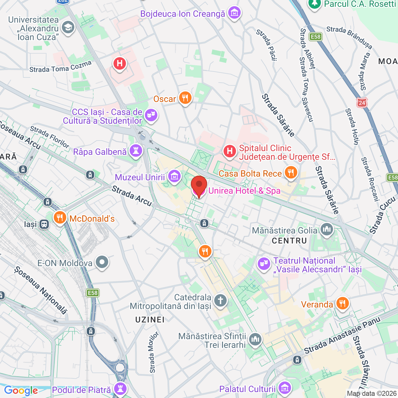 Map of Sala Unirii - Cinema Victoria