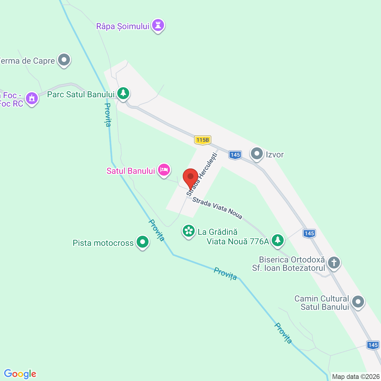 Map of Satul Banului