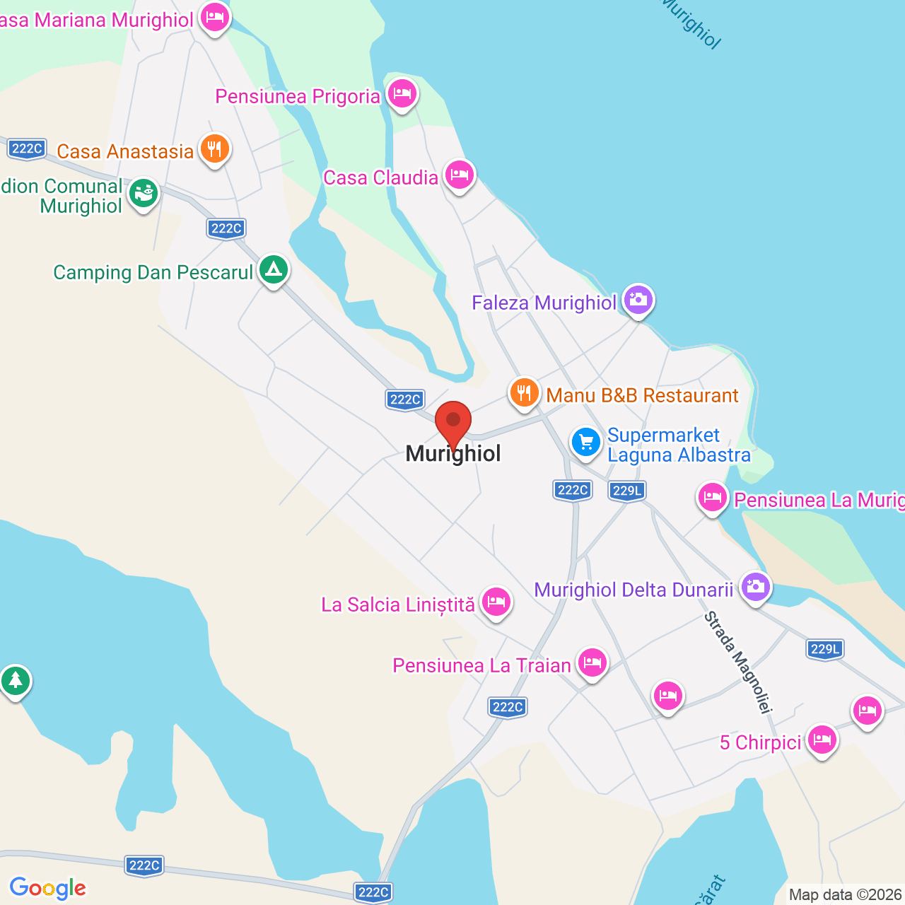 Map of Satul Pescaresc