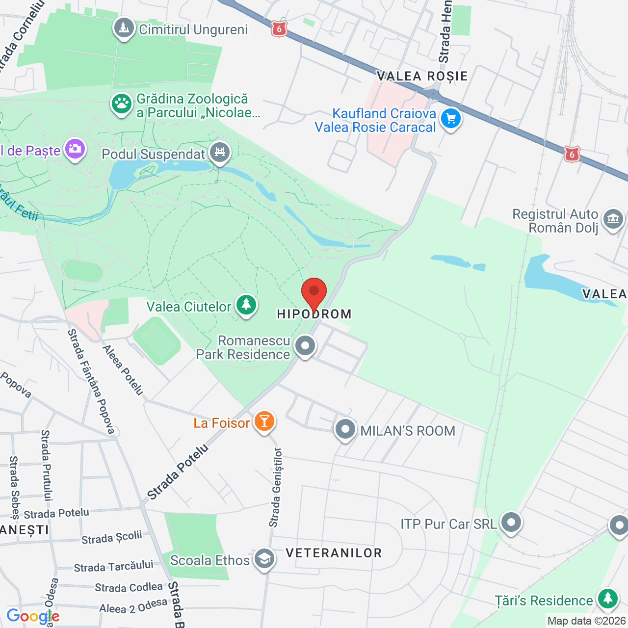 Map of Shakespeare Festival