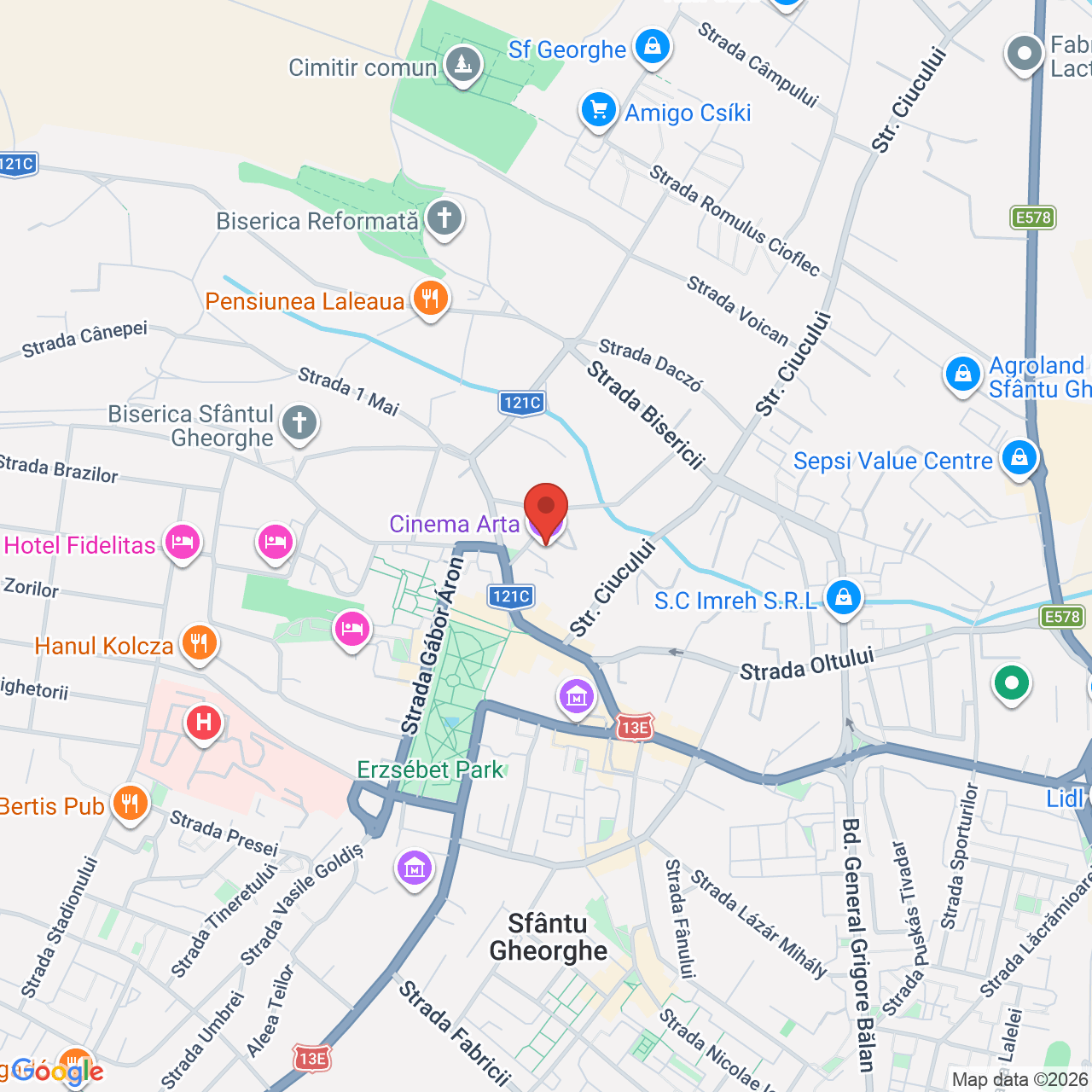 Map of TAM – Sala Arta