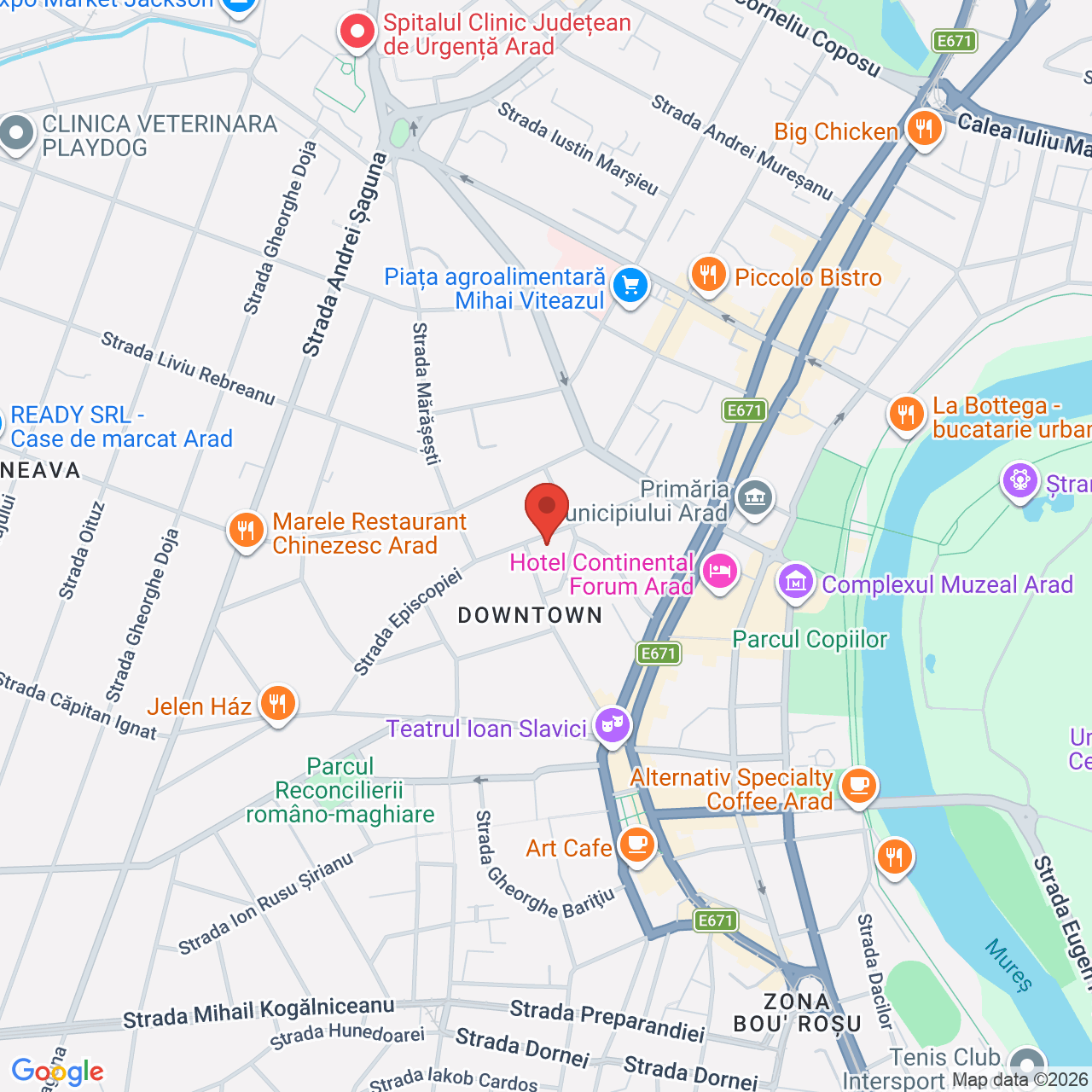 Map of Teatrul de Marionete