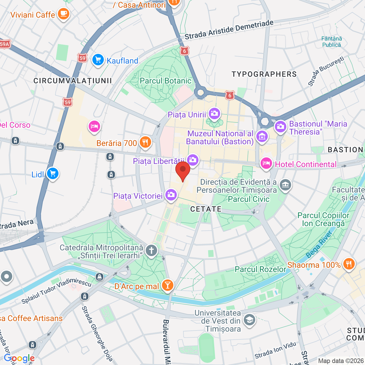Map of Teatrul German de Stat